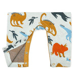 Dino Kangaroo Organic Cotton Jacquard Baby Jumpsuit