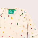 Raindrop Organic Cotton Baby Bodysuit Set - Pack of 2