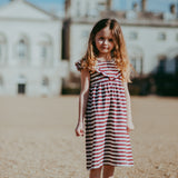 Organic Cotton Brick Stripe Dress