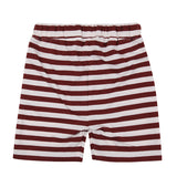 Organic Cotton Brick Stripe Shorts