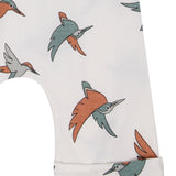 Organic Cotton Birdsong Shortie Dungaree
