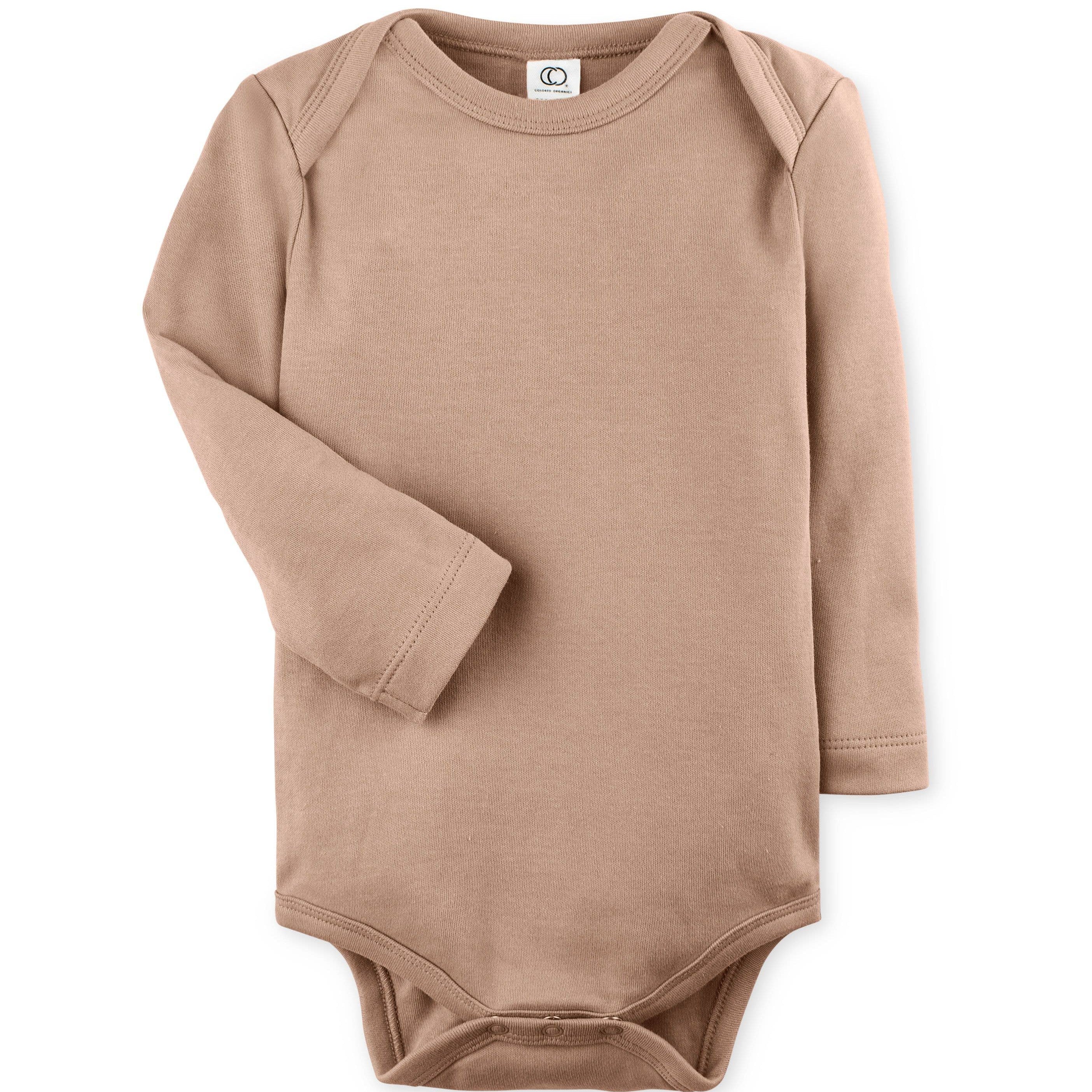 Classic Long Sleeve Organic Cotton Baby Bodysuit