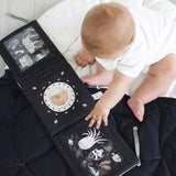 High-Contrast Baby Tummy Time Gallery with Mirror