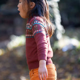 Organic Owl Fair Isle Knitted Jumper