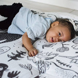 Organic Cotton Wildlife Reversible Playmat