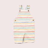 Organic Multi-Colour Striped Baby & Kids Overall Shorts