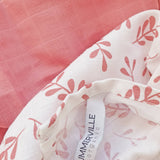 Floral Print Organic Muslin Blanket - 2 Pack