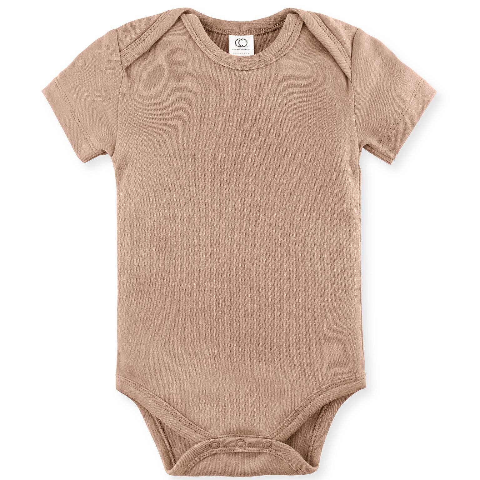 Classic Short Sleeve Organic Cotton Baby Bodysuit