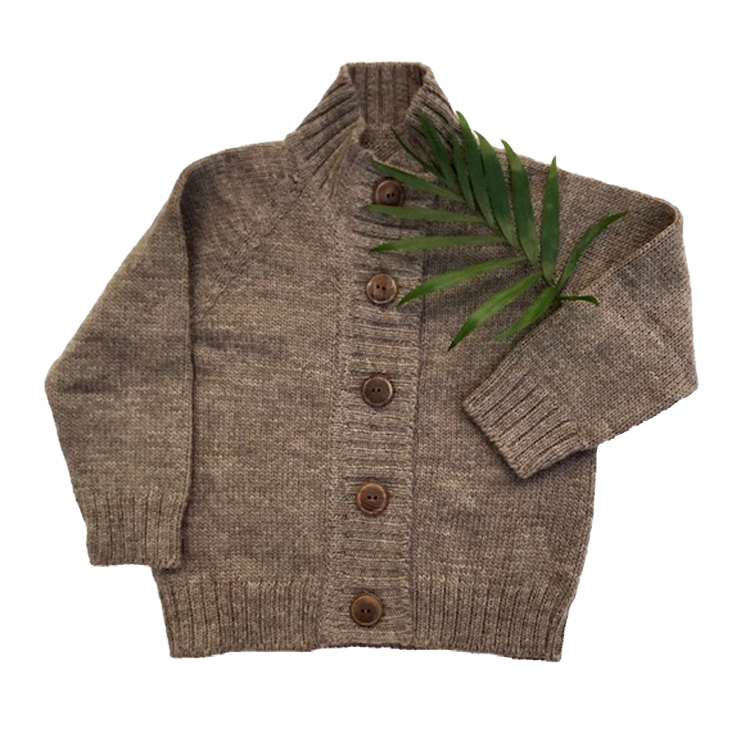Merino Wool Button Cardigan