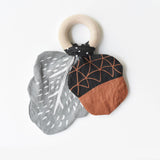 Organic Cotton & Maple Wood Crinkle Teether