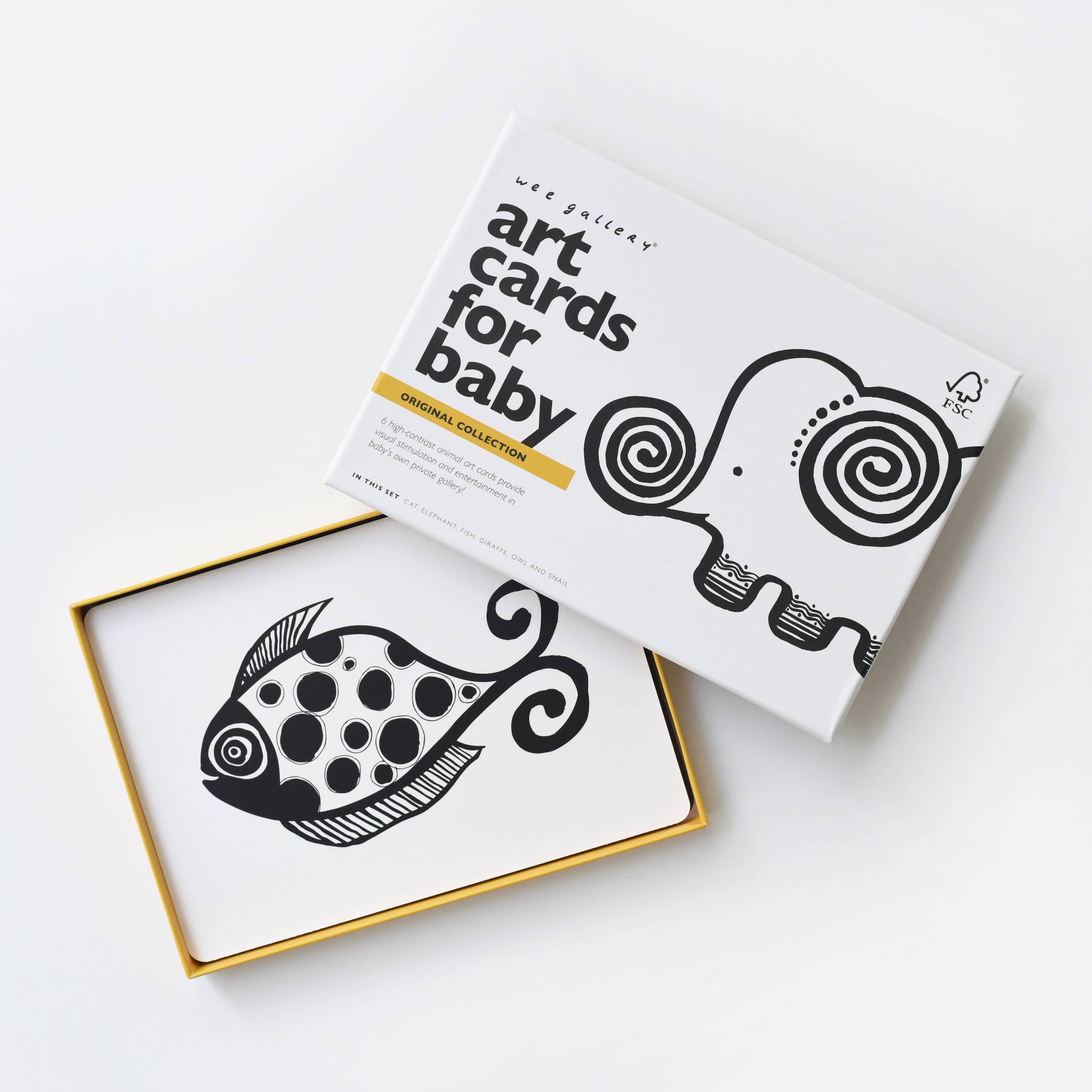 Black & White Art Cards for Baby