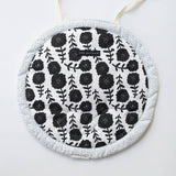 Organic Cotton Round Bunny Activity Pad