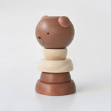 Sustainable Rubberwood Bear Stacker