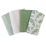 Summer Breeze Organic Muslin Blanket - 4 Pack