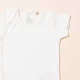 Undyed Organic Cotton Short Sleeve Baby Body