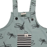 Organic Cotton Damselfly Dungarees