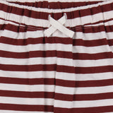 Organic Cotton Brick Stripe Shorts