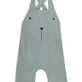 Organic Cotton Bear Shortie Dungaree