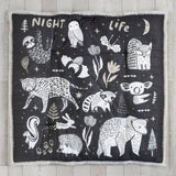 Organic Cotton Wildlife Reversible Playmat