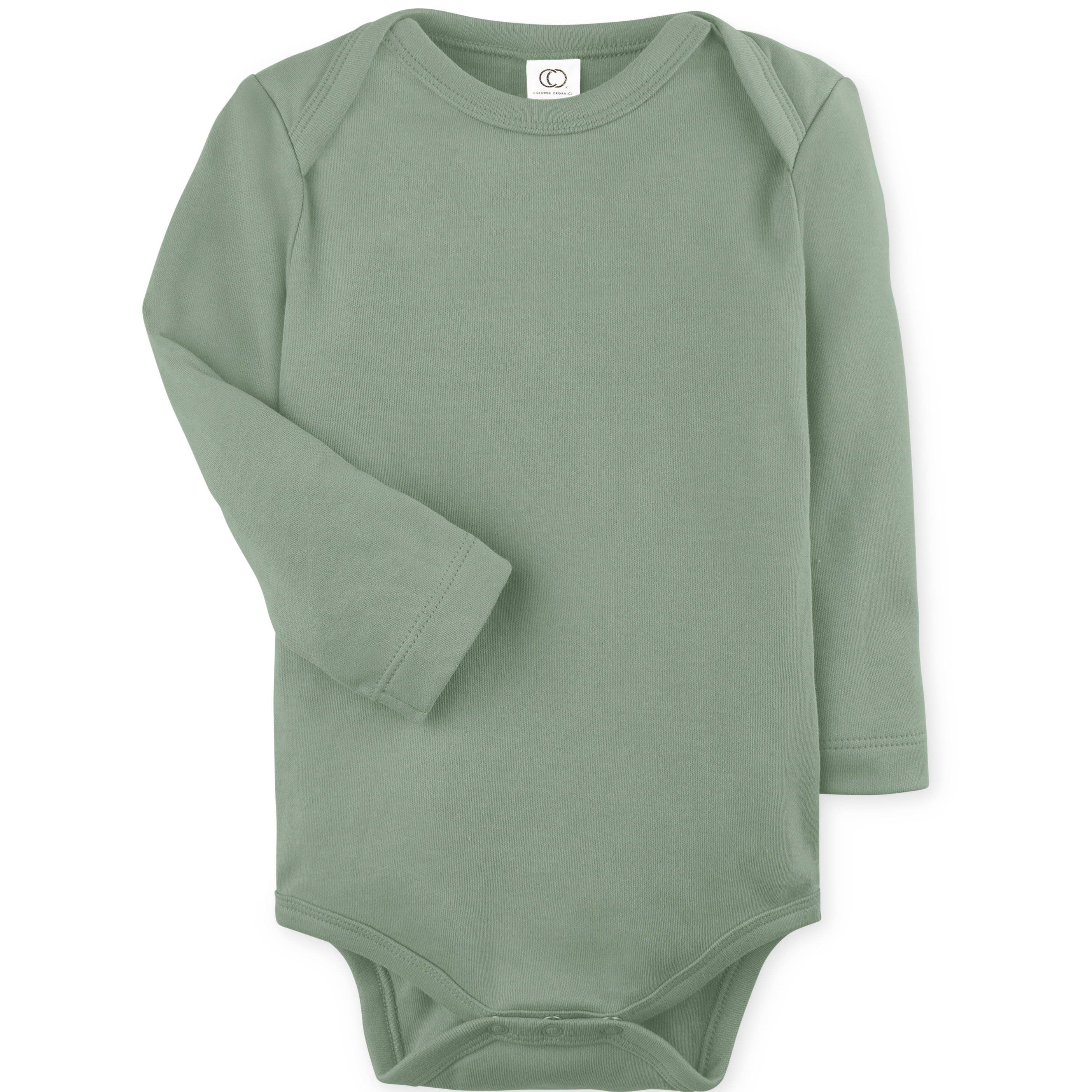 Classic Long Sleeve Organic Cotton Baby Bodysuit