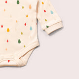 Raindrop Organic Cotton Baby Bodysuit Set - Pack of 2