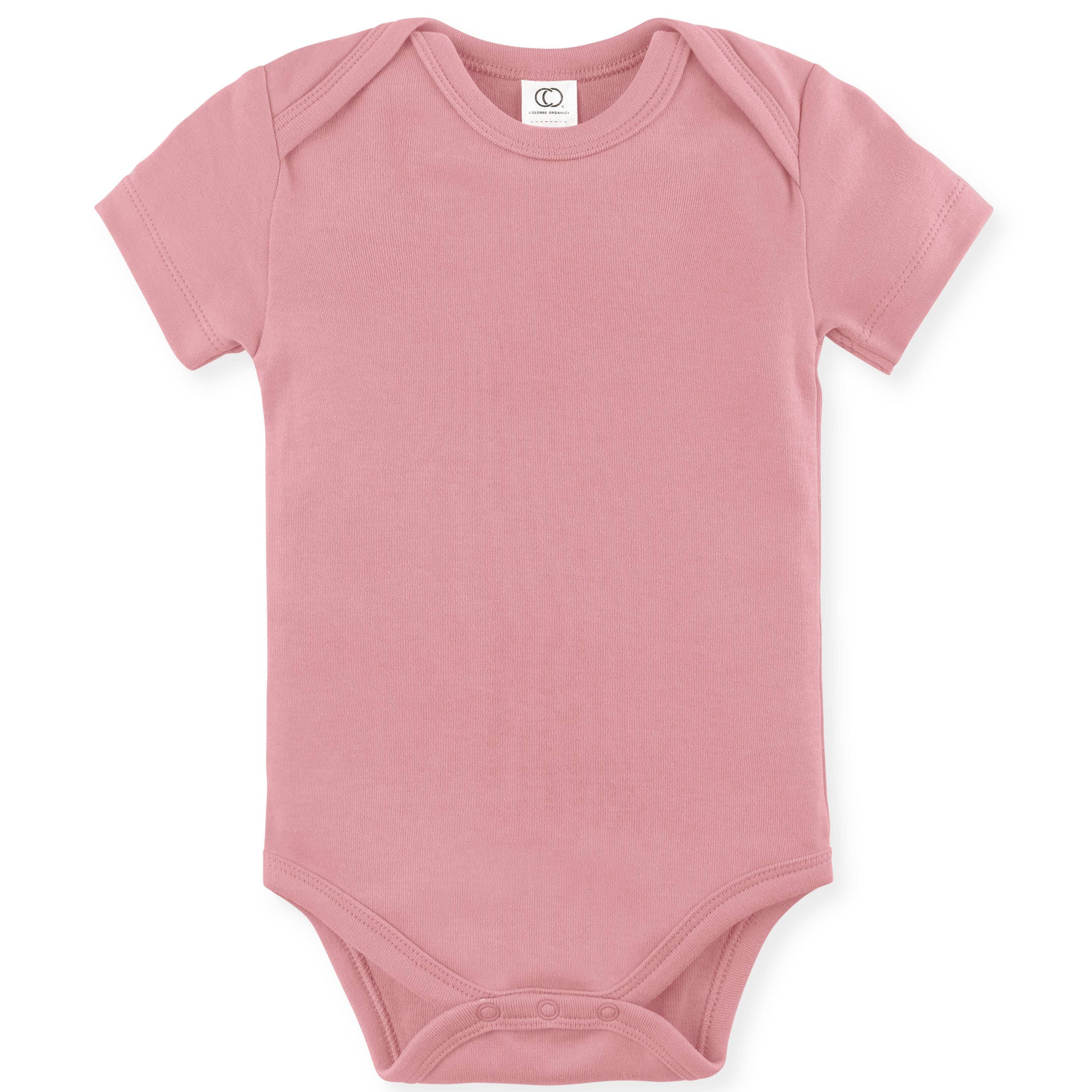 Classic Short Sleeve Organic Cotton Baby Bodysuit