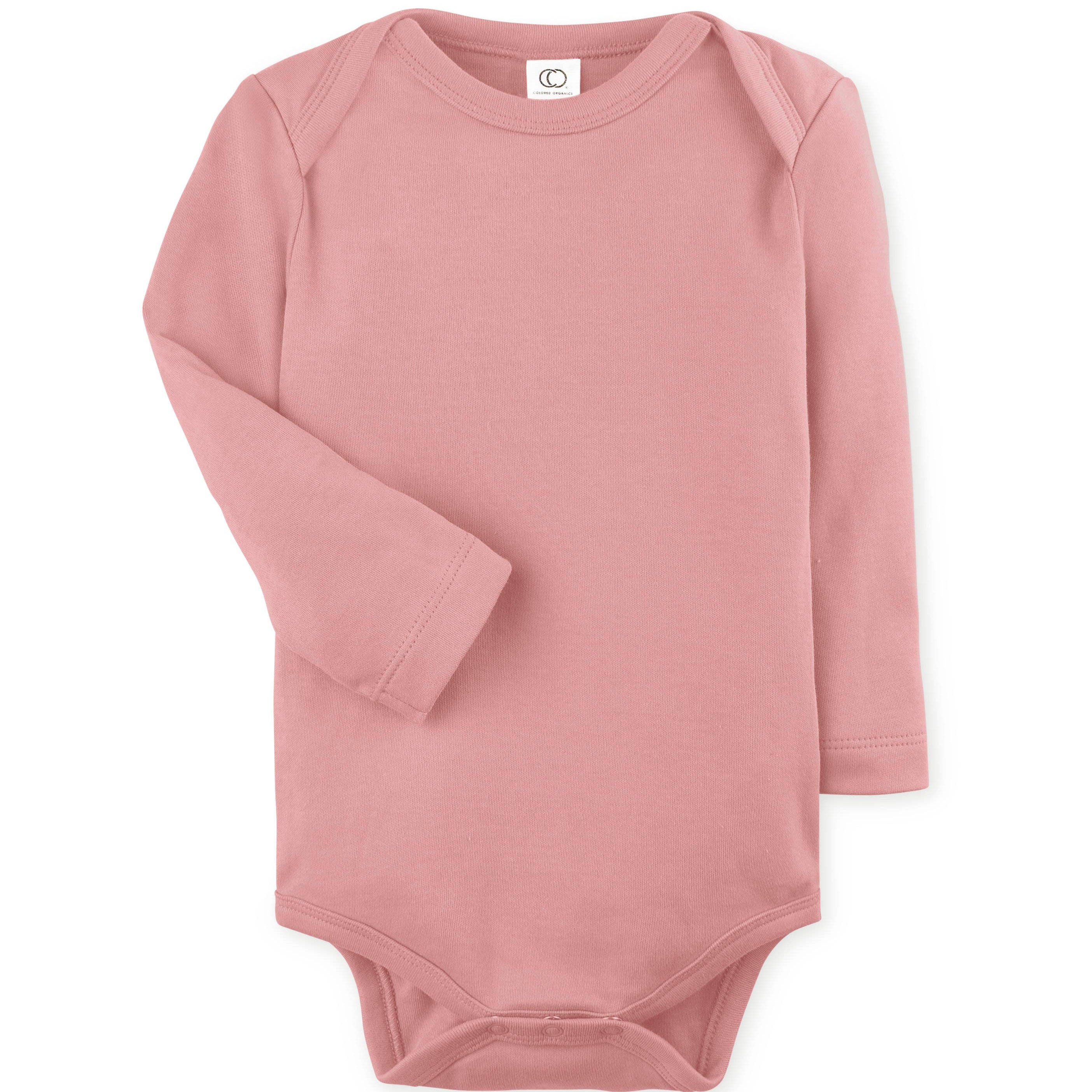 Classic Long Sleeve Organic Cotton Baby Bodysuit