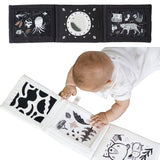 High-Contrast Baby Tummy Time Gallery with Mirror