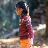 Organic Owl Fair Isle Knitted Jumper