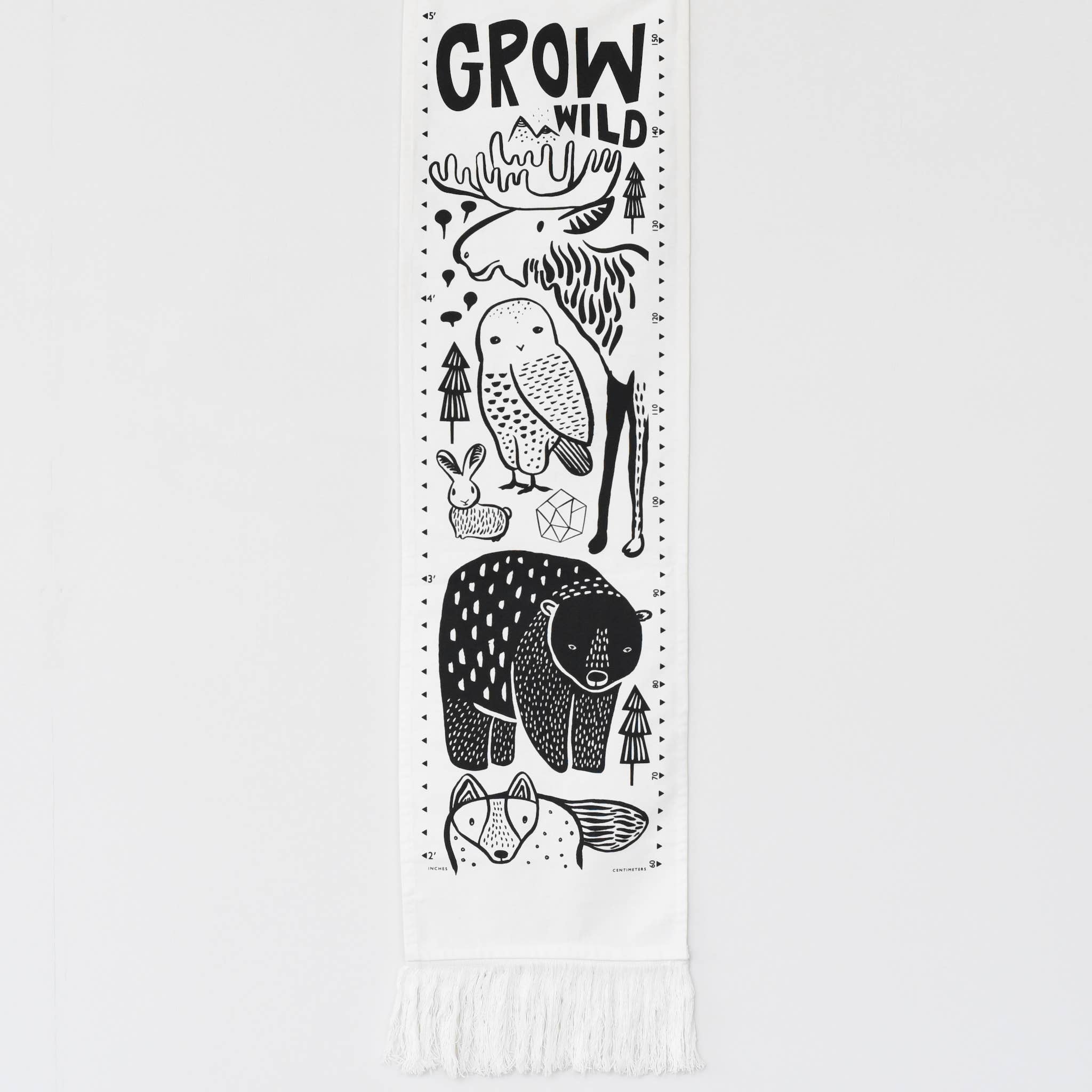 Organic Cotton Animal Growth Chart