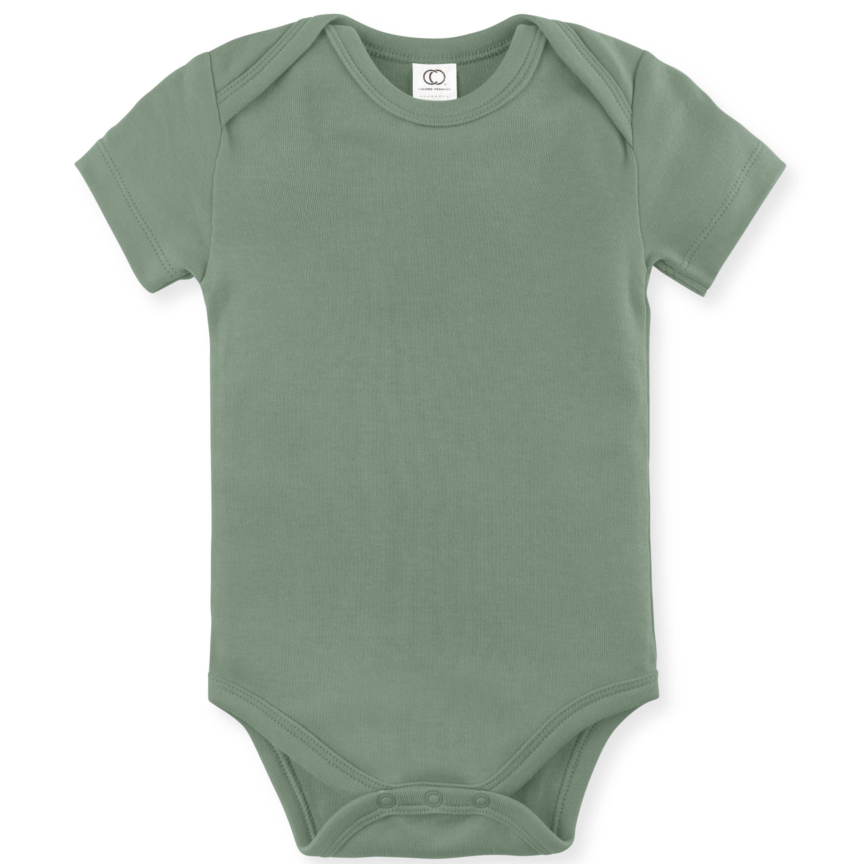 Classic Short Sleeve Organic Cotton Baby Bodysuit