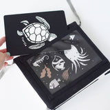 High-Contrast Baby Tummy Time Gallery with Mirror