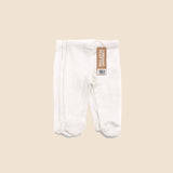 Undyed Organic Cotton Footed Baby Joggers - Pack of 3
