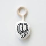 Organic Cotton & Maple Wood Lion Teether