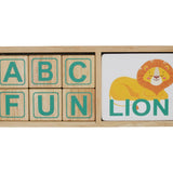 ABC Eco-Friendly Wood Spelling Blocks