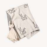 Bunny & Me Baby Knit Blanket & Lovey Gift Set